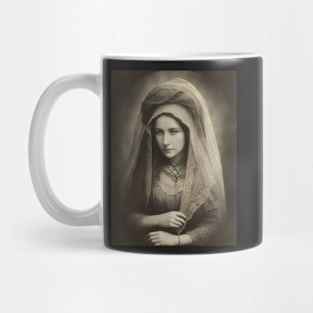 Mysterious Vintage Lady 2 Mug